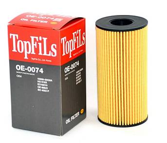 Фильтр масляный вставка картридж TO-1302 TopFils OE-0074 HU618x