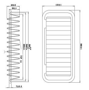 Фильтр воздушный A-196 Double Force DFA2610