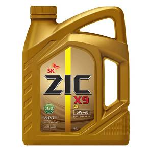 Масло моторное ZIC X9 LS 5w40 Diesele SN C3 синтетика 4 литра