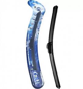 Щетка дворника "Чистая миля" 450мм БЕСкаркасная 18"