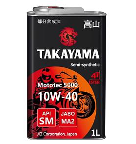 Масло моторное Takayama Mototec 5000 4T 10w40 1 литр
