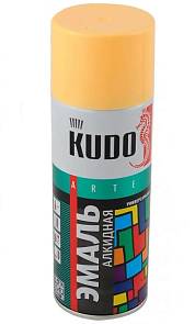Краска Kudo 1013 желтая RAL 1018 520мл