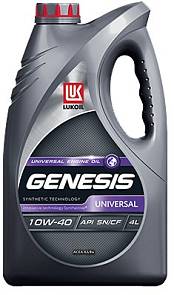 Масло моторное Лукойл Genesis Universal 10w40 полусинтетика 4 литра