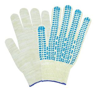 Перчатки х/б ПВХ Протектор Премиум белые