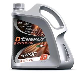 Масло моторное G-Energy Synthetic Active 5w30 синтетика 4 литра