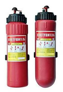 Огнетушитель порошковый пластик 2 литра Россия ОП-2 большой