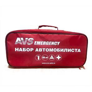Сумка "Набор Автомобилиста" Прямоугольная AVS Красная 47*20*12см