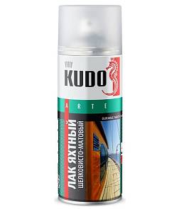 Лак Kudo 9005 яхтный шелковисто-матовый 520мл