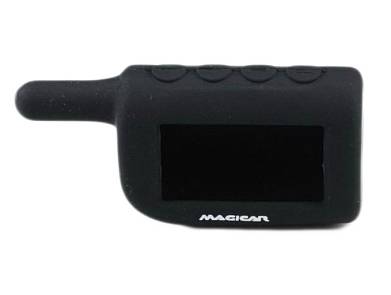 Чехол брелка сигнализации силикон Scher-Khan Magicar 4 Черный