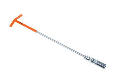 Ключ свечной с карданом 16 Ермак с пружиной длинный 50см 736-240