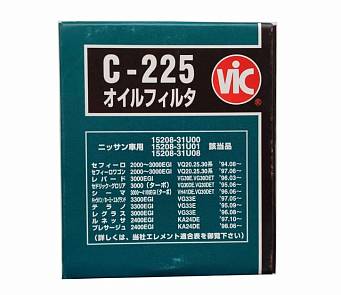 Фильтр масляный C-225 VIC Japan Япония