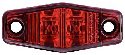 Фонарь габаритный 9-30В светодиодный 2 диода Красный PL-GB-14