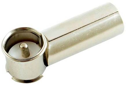 Антенна штекер переходник Европа - Гнездо Азия угловой 433