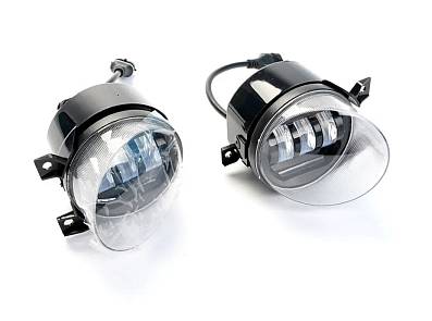 Фара светодиодная ПТФ Volkswagen LED Линзы Transporter Golf Jetta Amarok Multivan 2шт G0235