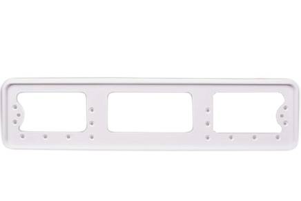 Рамка под номер Белая без защелки