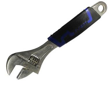 Ключ разводной X-Pert 200мм (0-20мм) обрезиненная ручка Стандарт