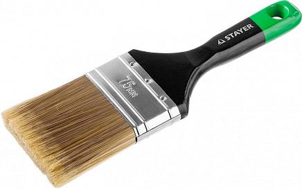 Кисть плоская Stayer Artex искусственная щетина 75мм 0106-075
