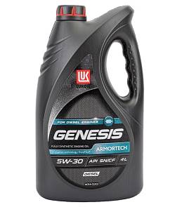 Масло моторное Лукойл Genesis Armortech Diesel C2/C3 5w30 синтетика 4 литра