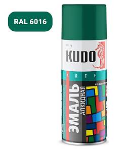 Краска Kudo 1007 зеленая RAL 6016 520мл
