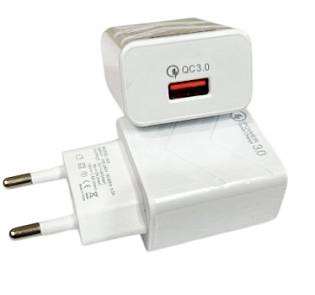 Зарядное устройство 220В MRM 3A Быстрая зарядка 1USB E05