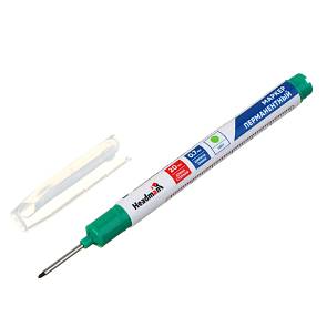 Маркер HeadMan перманентный зеленый тонкий 684-003