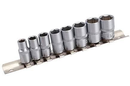 Набор головок Сервис ключ 1/4 8 предметов 6-13мм 77554