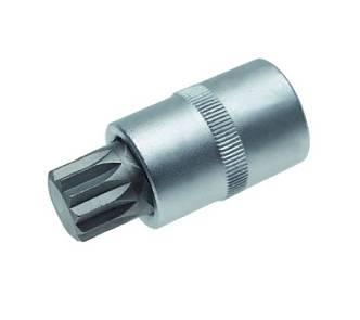 Головка бита со вставкой 1/2 Spline M16 Сплайн 55мм AVS BS12M16