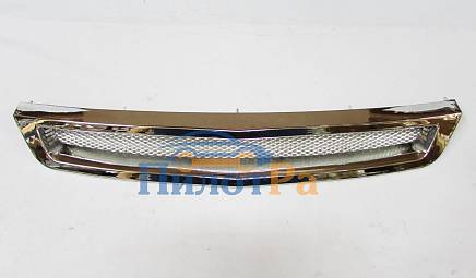 Решетка радиатора ВАЗ-2170 ПРИОРА-25 сетка ХРОМ (25)