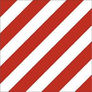 Знак "Крупногабаритный груз" 400*400мм Пластик