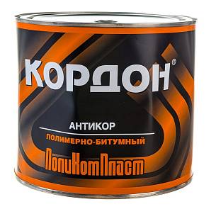 Мастика полимерно-битумная Кордон жесть 2,2л
