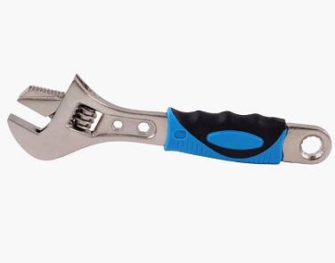 Ключ разводной X-Pert 150мм (0-15мм) обрезиненная ручка RG151