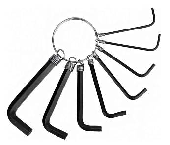 Набор шестигранников Sib Lux 8 предметов на кольце пакет