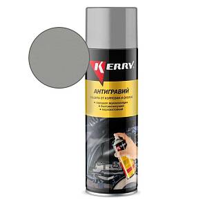 Антигравий шагрень серый Kerry KR-971.1 аэрозоль 650мл