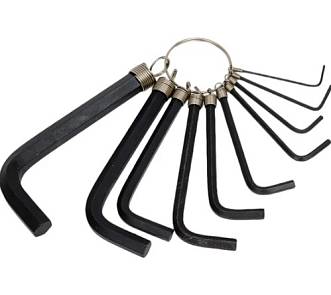 Набор шестигранников Sib Lux 10 предметов на кольце пакет