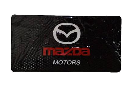 Коврик панели Премиум с логотипом Mazda черный 255*135мм