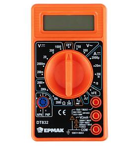 Мультиметр цифровой DT-832 Ермак 660-004