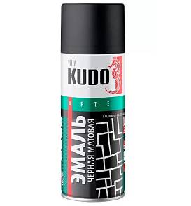 Краска Kudo 1102 черная матовая RAL 9005 520мл
