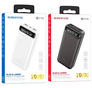 Зарядное устройство Внешний аккумулятор Borofone BJ14A 20000mAh 2 USB PD Type-C