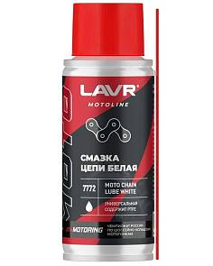 Смазка цепи белая для мотоцикла Lavr MOTO 140мл ln7772