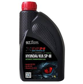 Масло трансмиссионное для АКПП GT Oil ATF SP3 синтетика 1 литр