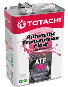 Масло трансмиссионное для АКПП Totachi ATF WS синтетика 4 литра