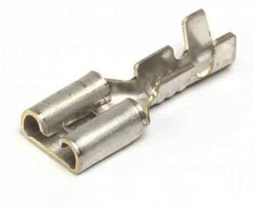 Клемма "мама" 9,5мм луженая с фиксацией