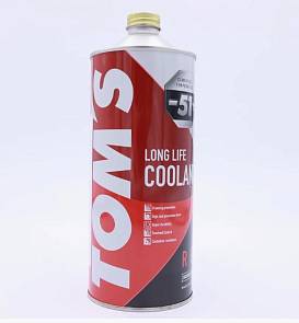 Антифриз Toms Japan -51C красный 1 литр 08889-TLLCR-01