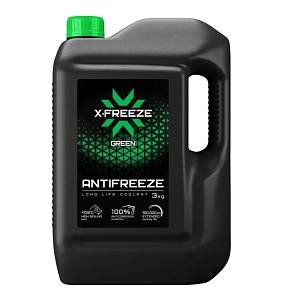 Антифриз X-Freeze зеленый 3 кг