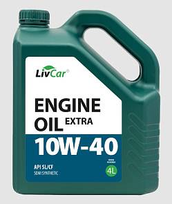 Масло моторное LivCar Extra 10w40 полусинтетика 4 литра