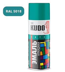 Краска Kudo 1020 бирюзовая RAL 5018 520мл