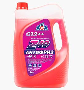 Антифриз AGA красный G12++ 5кг