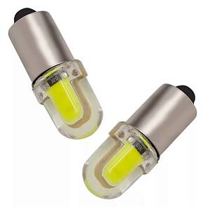 Лампа 12В Ba9s Силикон 4D COB Белый свет